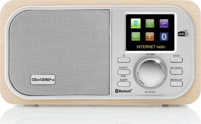 фото Радіоприймач Gogen IR 237BT DAB Light Wood