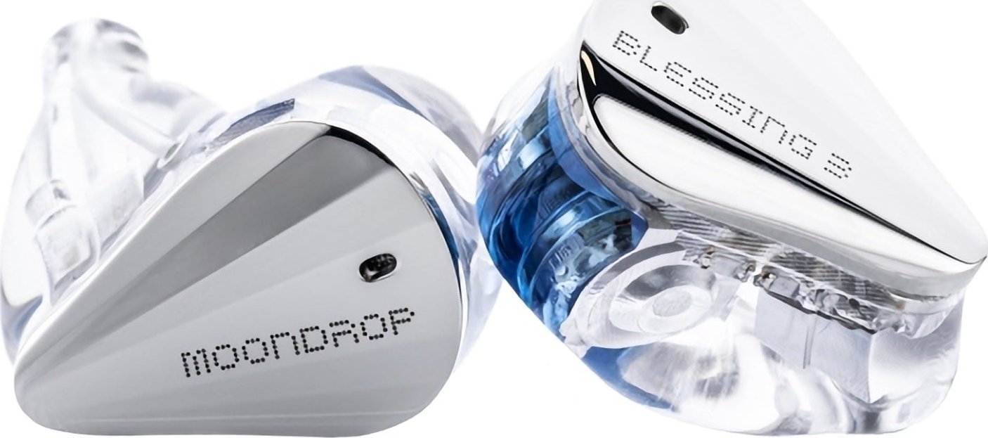 фото Навушники без мікрофону Moondrop Blessing 3 White