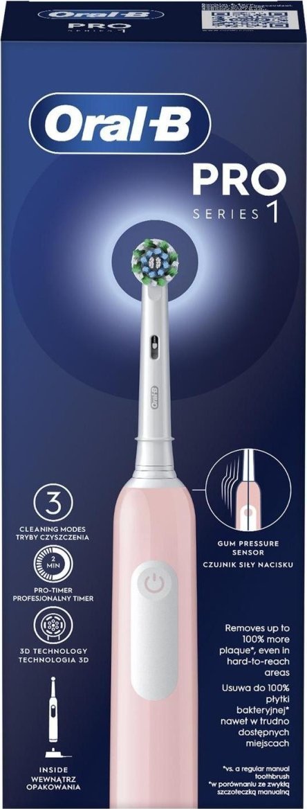 фото Електрична зубна щітка Oral-B Pro Series 1 CrossAction Pink