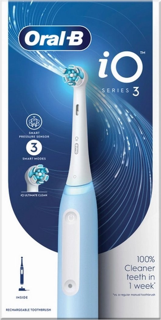 фото Електрична зубна щітка Oral-B iO Series 3 iOG3.1A6.0 Ice Blue