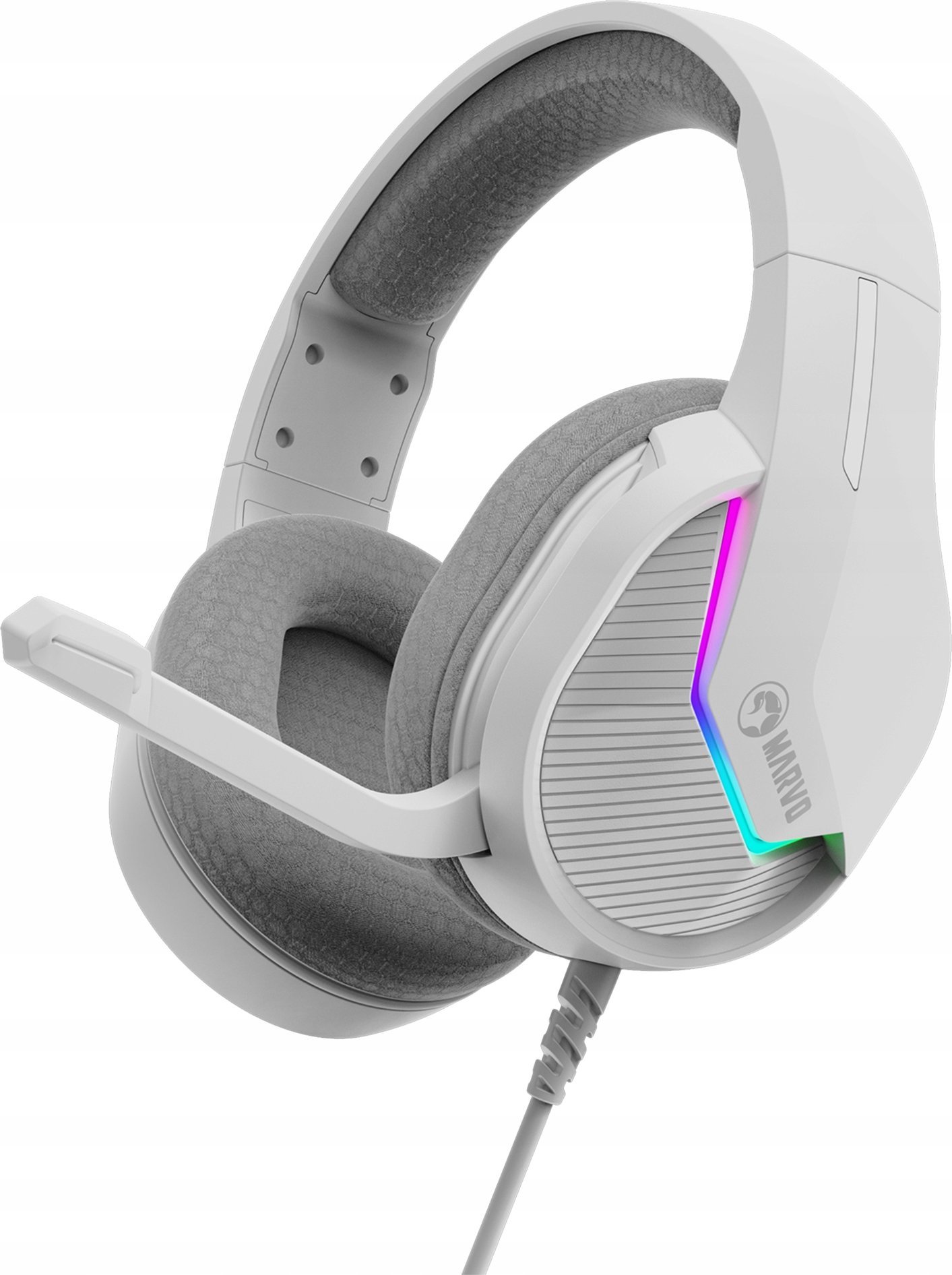 фото Навушники з мікрофоном Marvo H8618 White