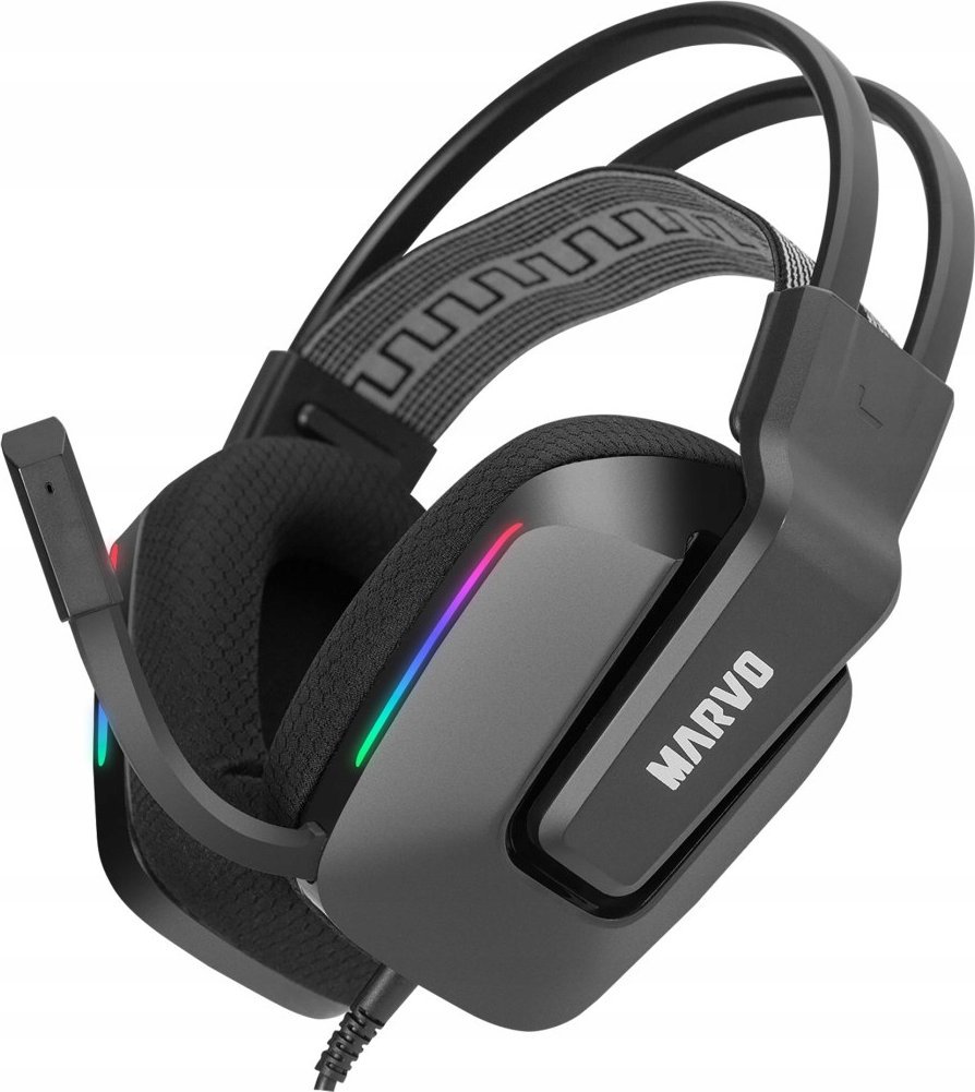 фото Навушники з мікрофоном Marvo H8619 Black
