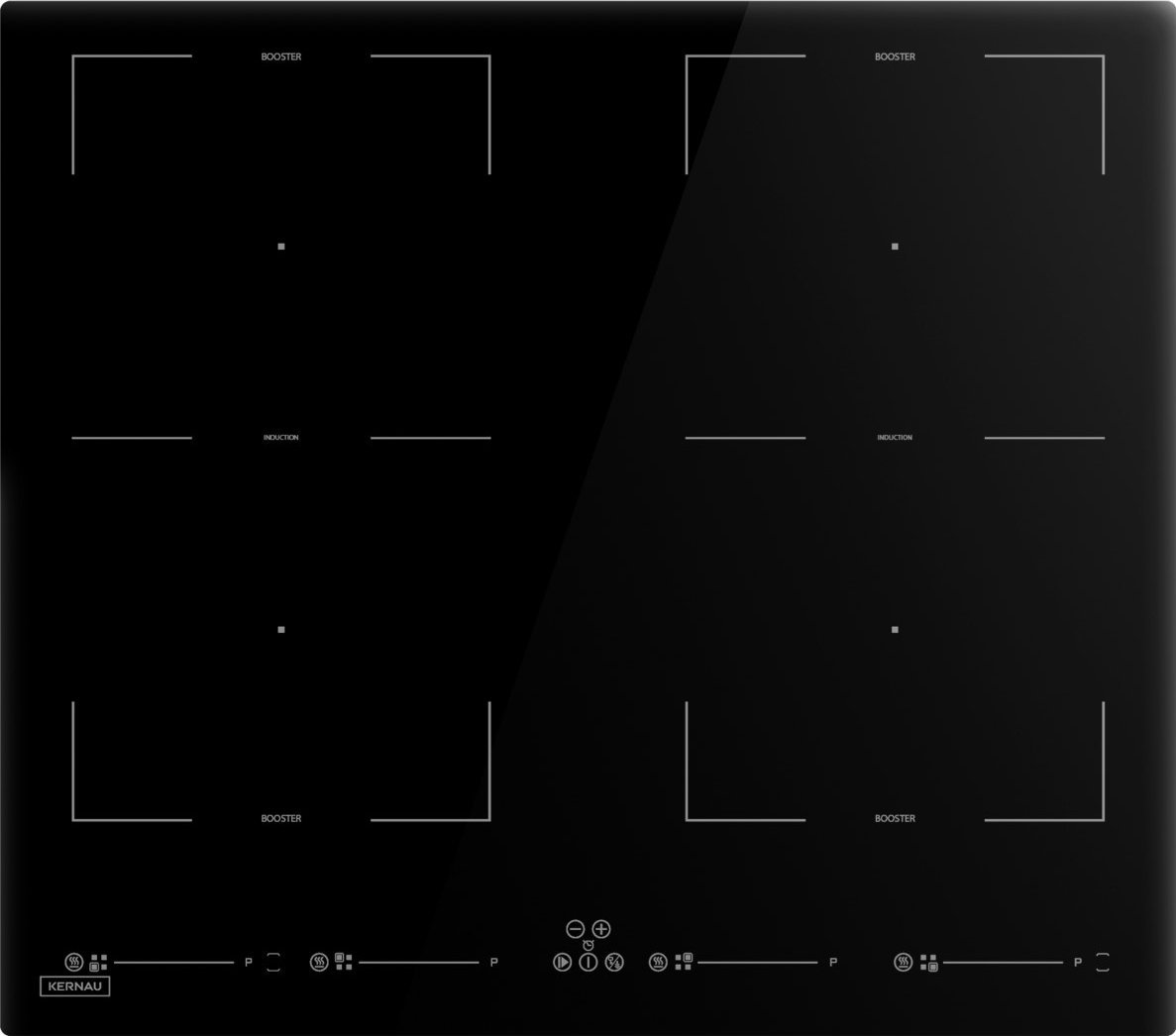 фото Індукційна варильна поверхня Kernau KIH 6444-4B