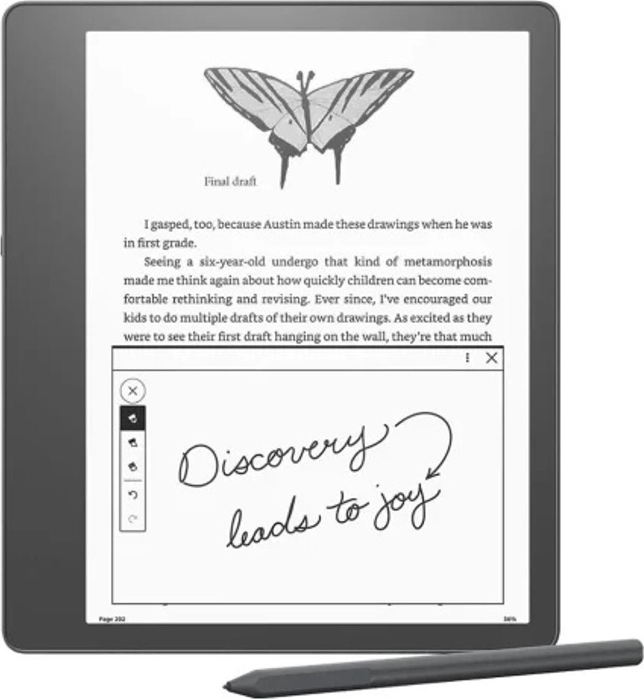 фото Електронна книга з підсвічуванням Amazon Kindle Scribe 32 GB Premium Pen (B09BSGFTHY)