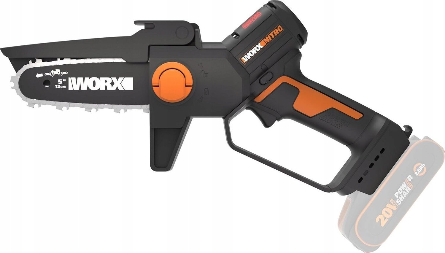 фото Акумуляторна міні пила Worx WG325E.9