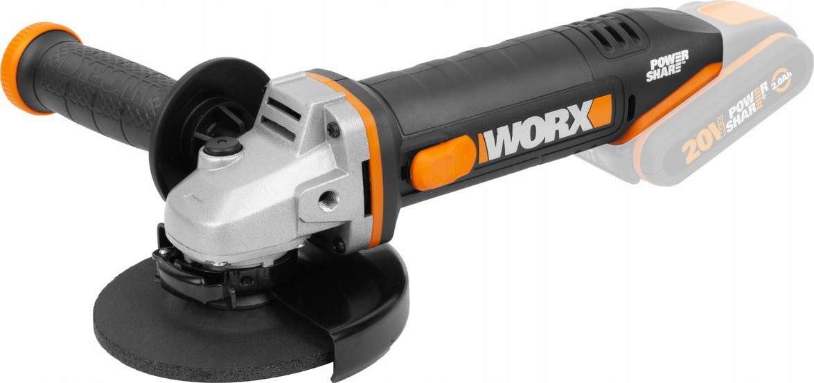 фото Болгарка (кутова шліфувальна) Worx WX803.9