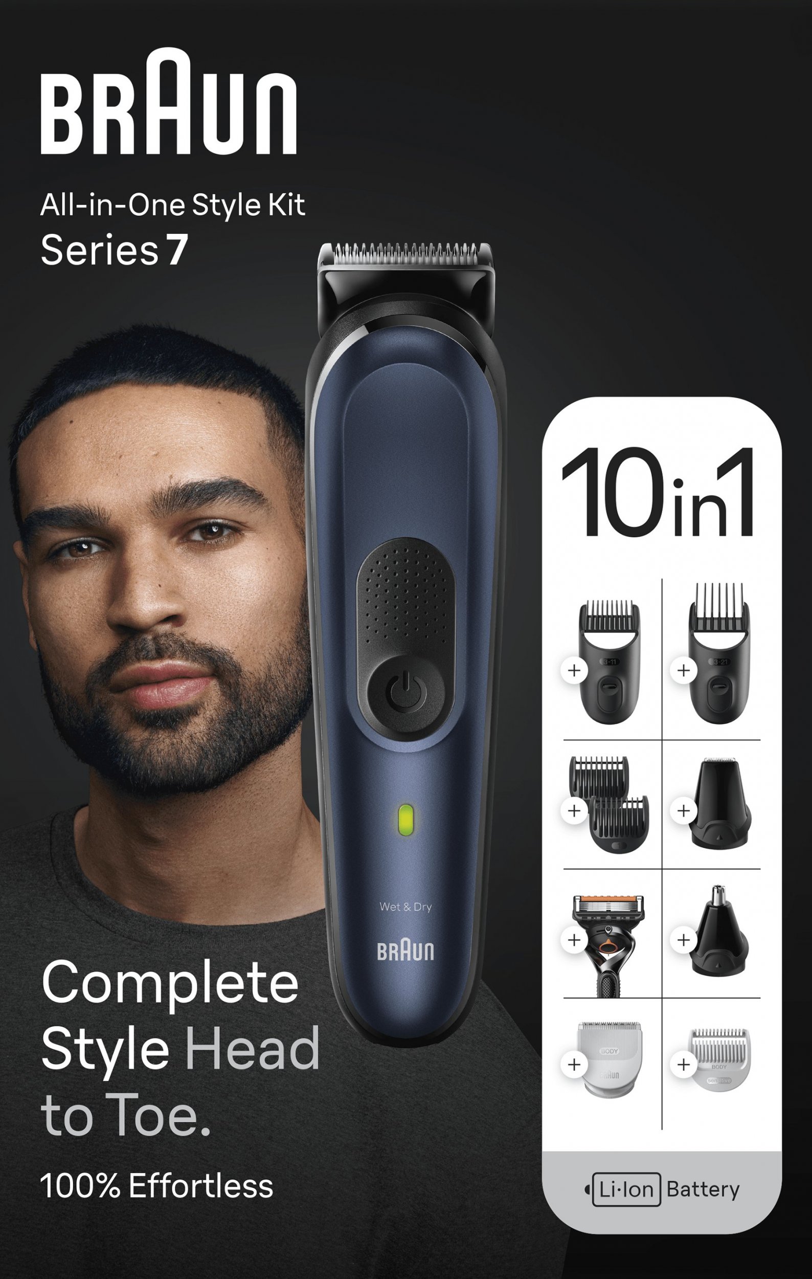 фото Машинка для стрижки Braun MGK7421