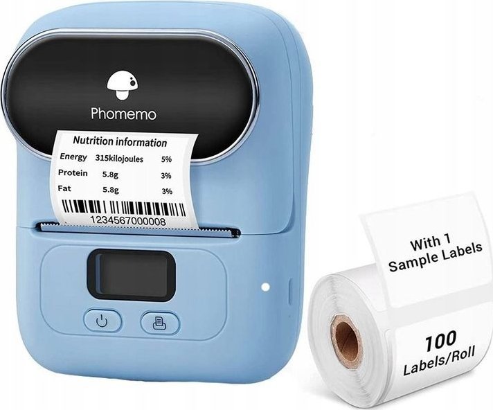фото Принтер етикеток Phomemo M110 Blue
