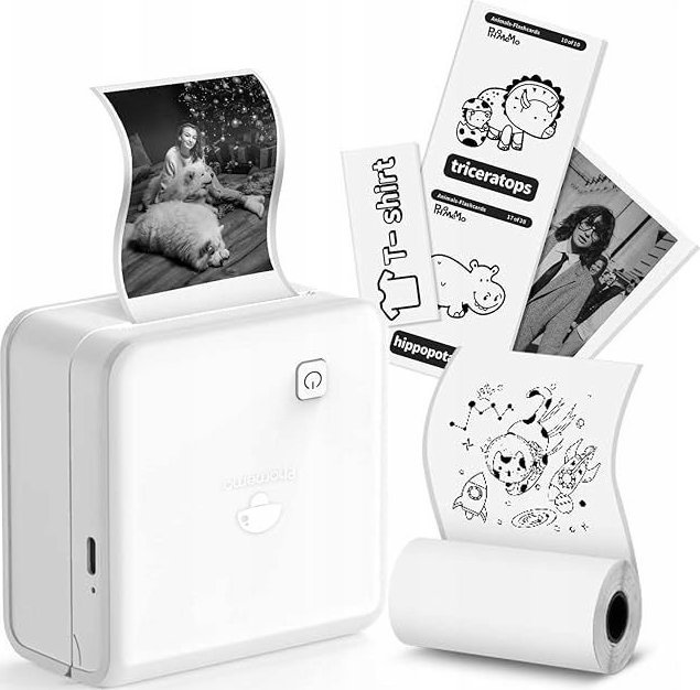 фото Принтер наклейок Phomemo M02 Pro White
