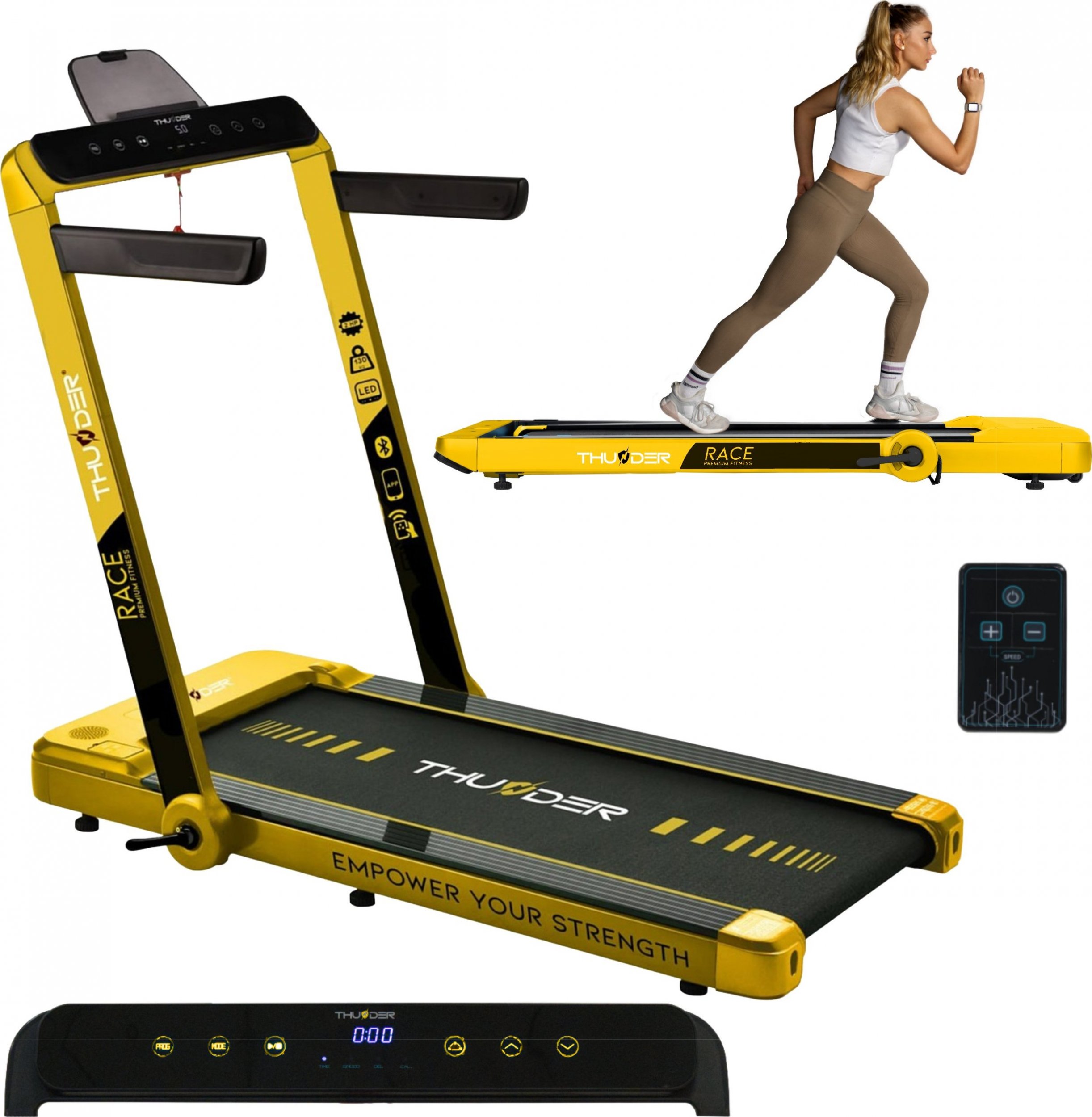 фото Бігова доріжка електрична Thunder Race Gold