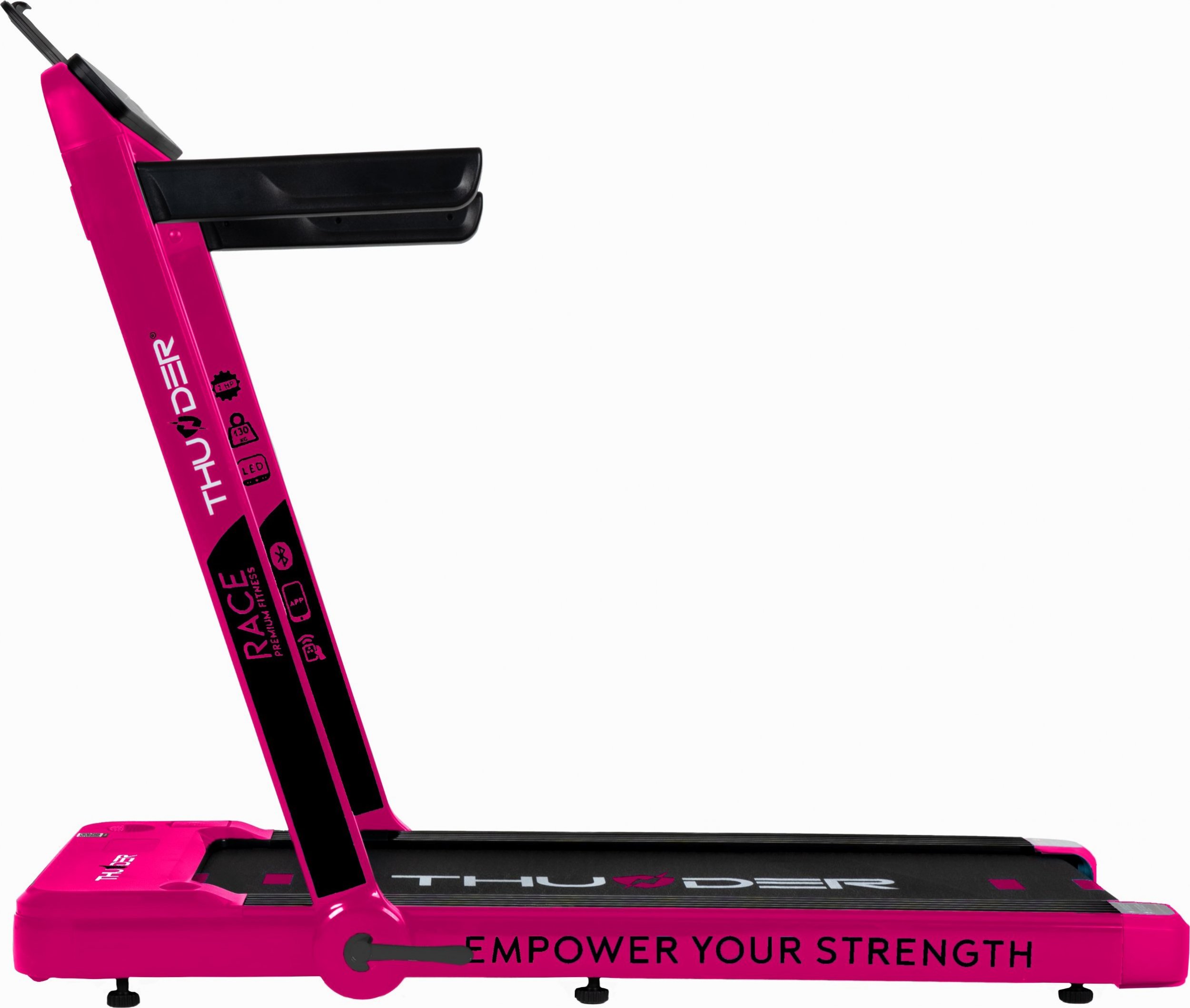 фото Бігова доріжка електрична Thunder Race Pink