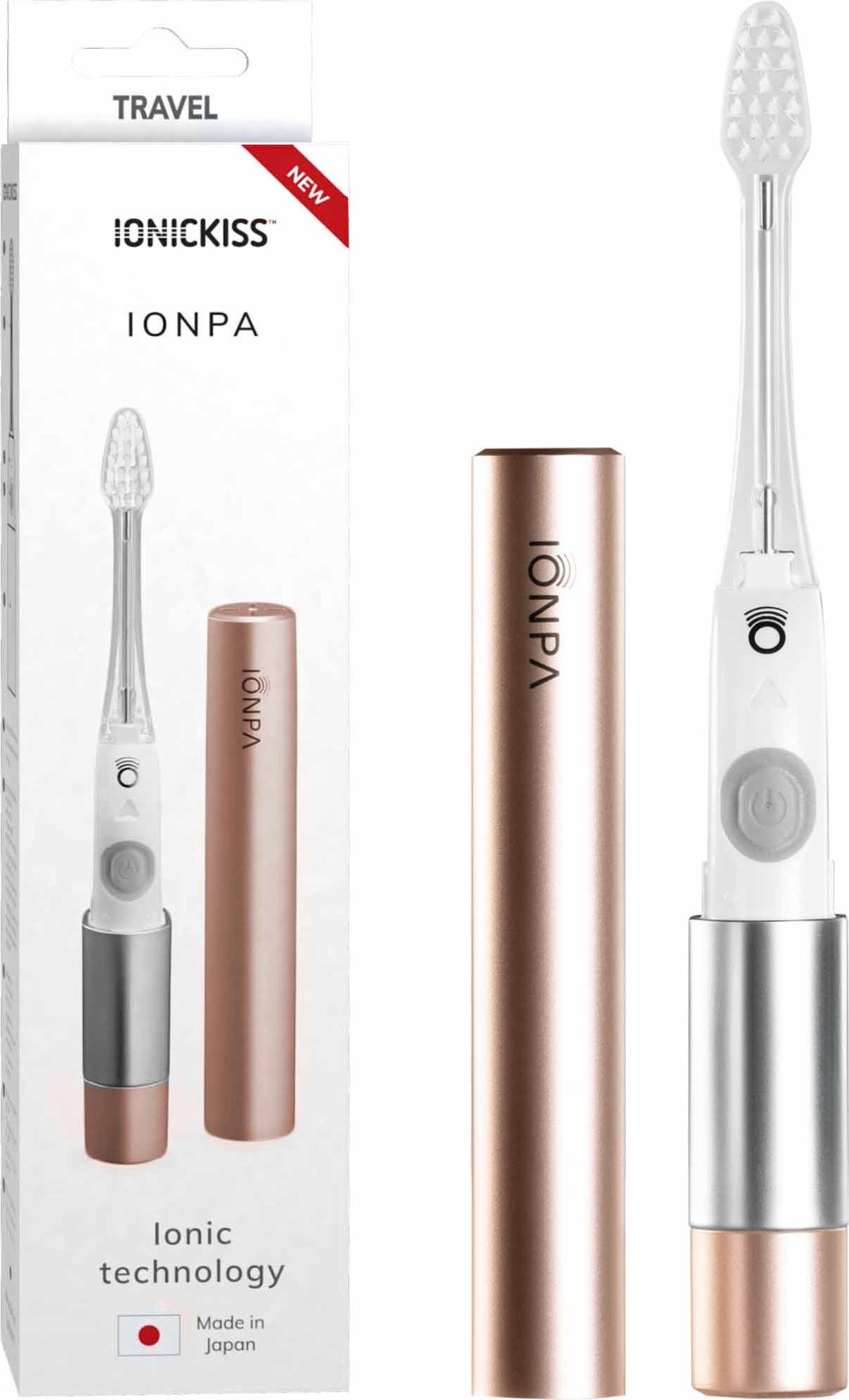 фото Електрична зубна щітка Ionickiss Ionpa Travel Pink