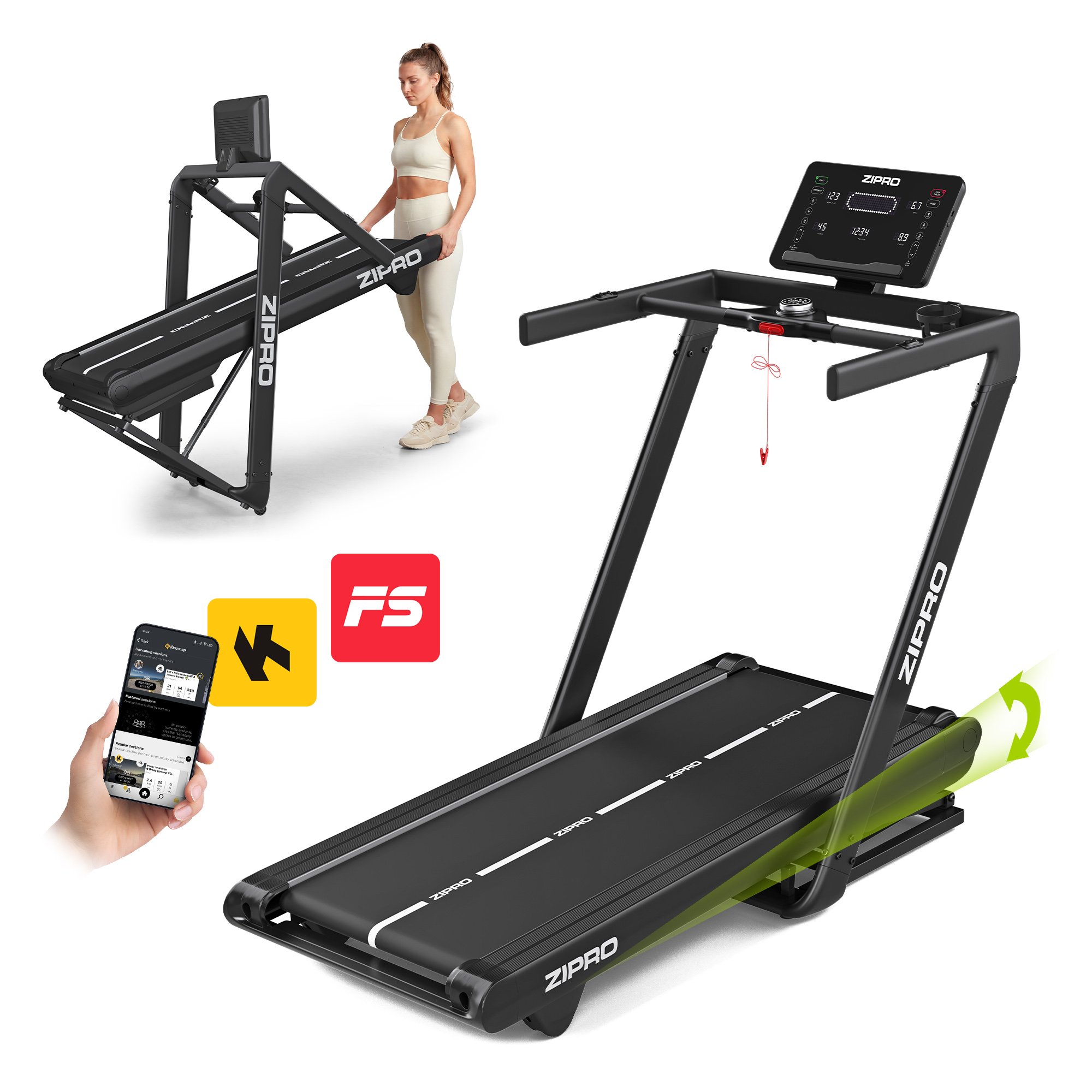 фото Бігова доріжка електрична Zipro Iluzion (M-13149225)