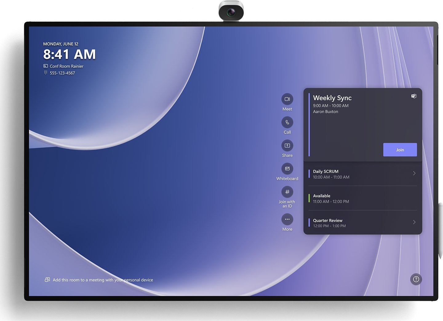 фото Інтерактивна дошка Microsoft VXV-00008