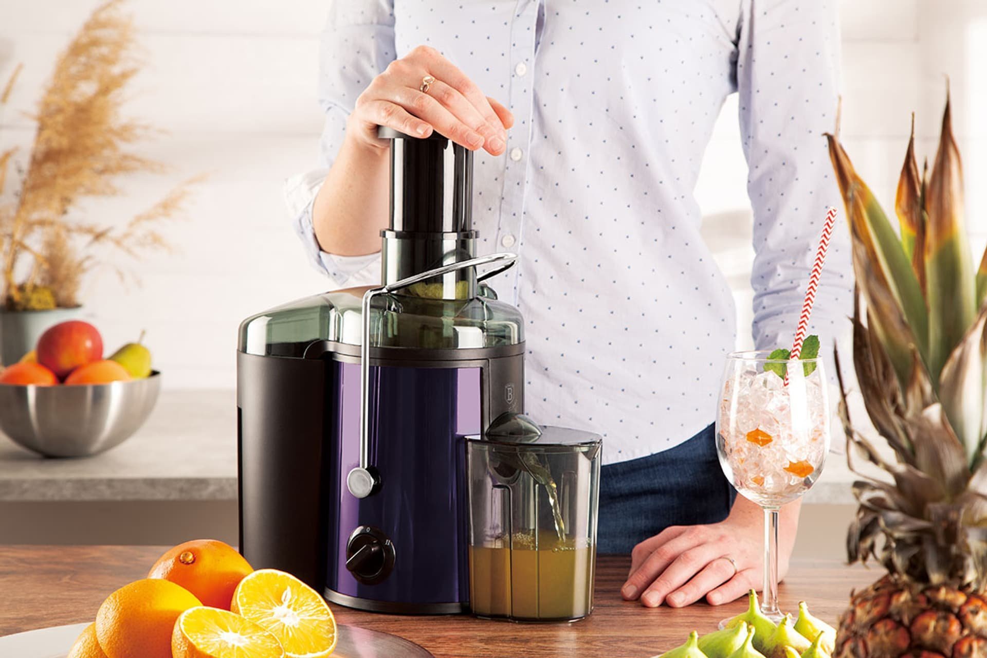 фото Соковитискач центробіжний Berlinger Haus BH-9294 Purple Eclipse