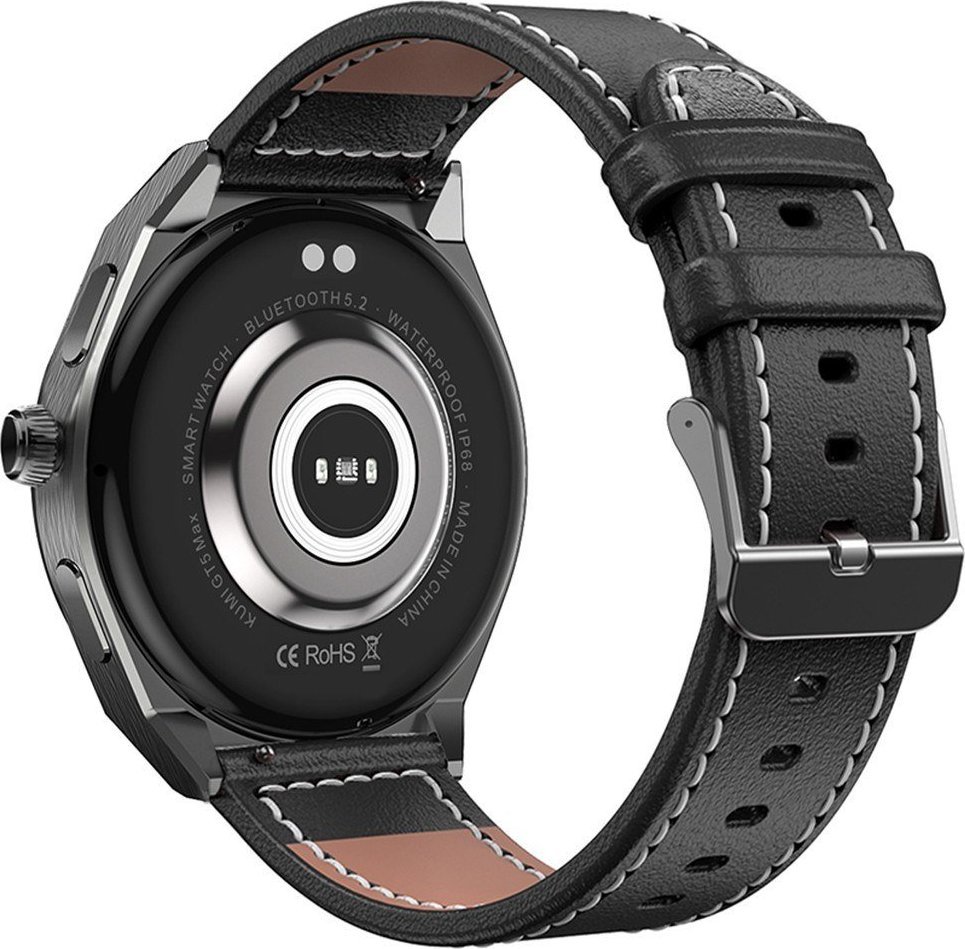 фото Смарт-годинник Kumi GT5 Max Black/Brown