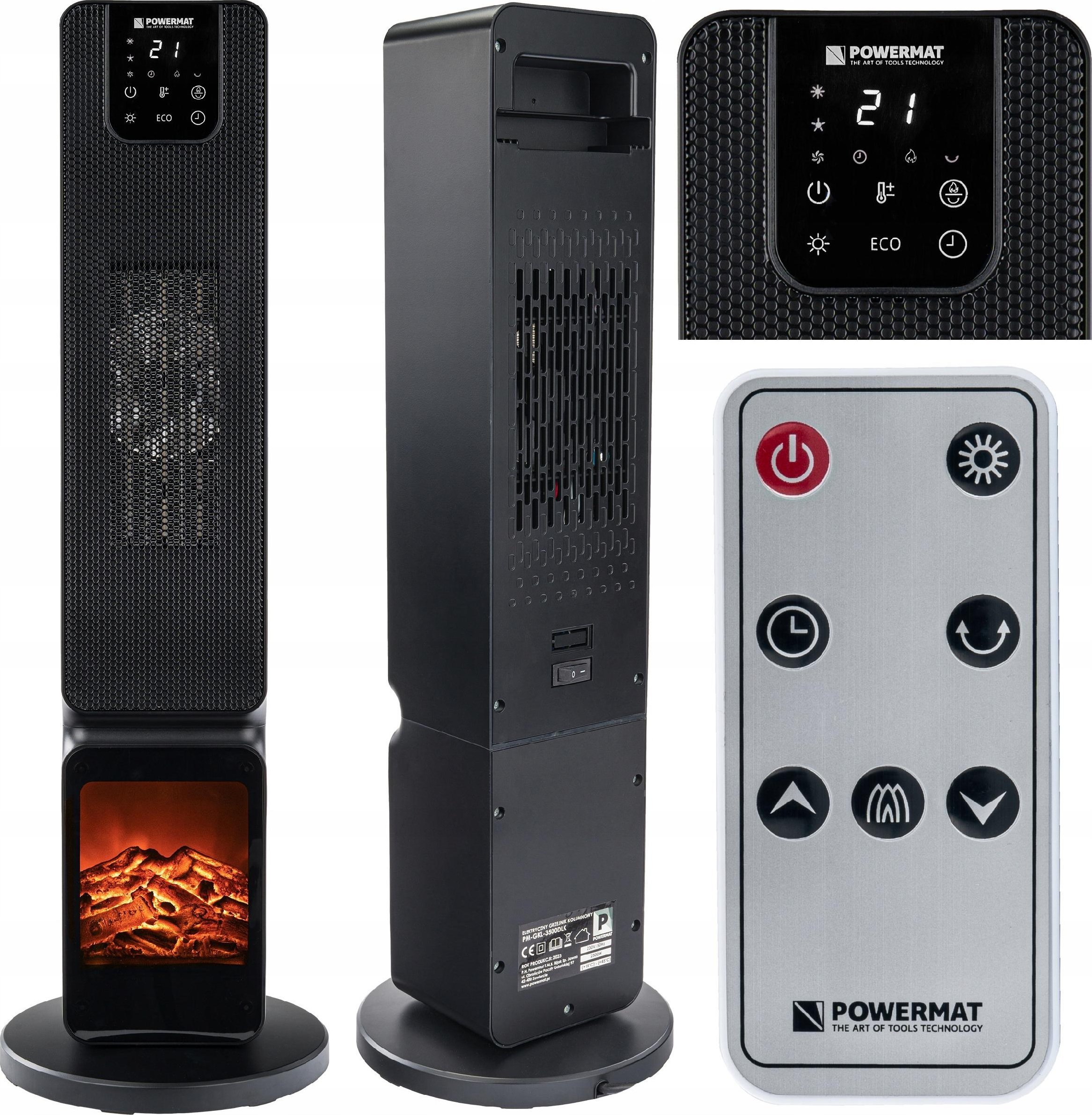 фото Обігрівач Powermat PM-GKL-3500DLK