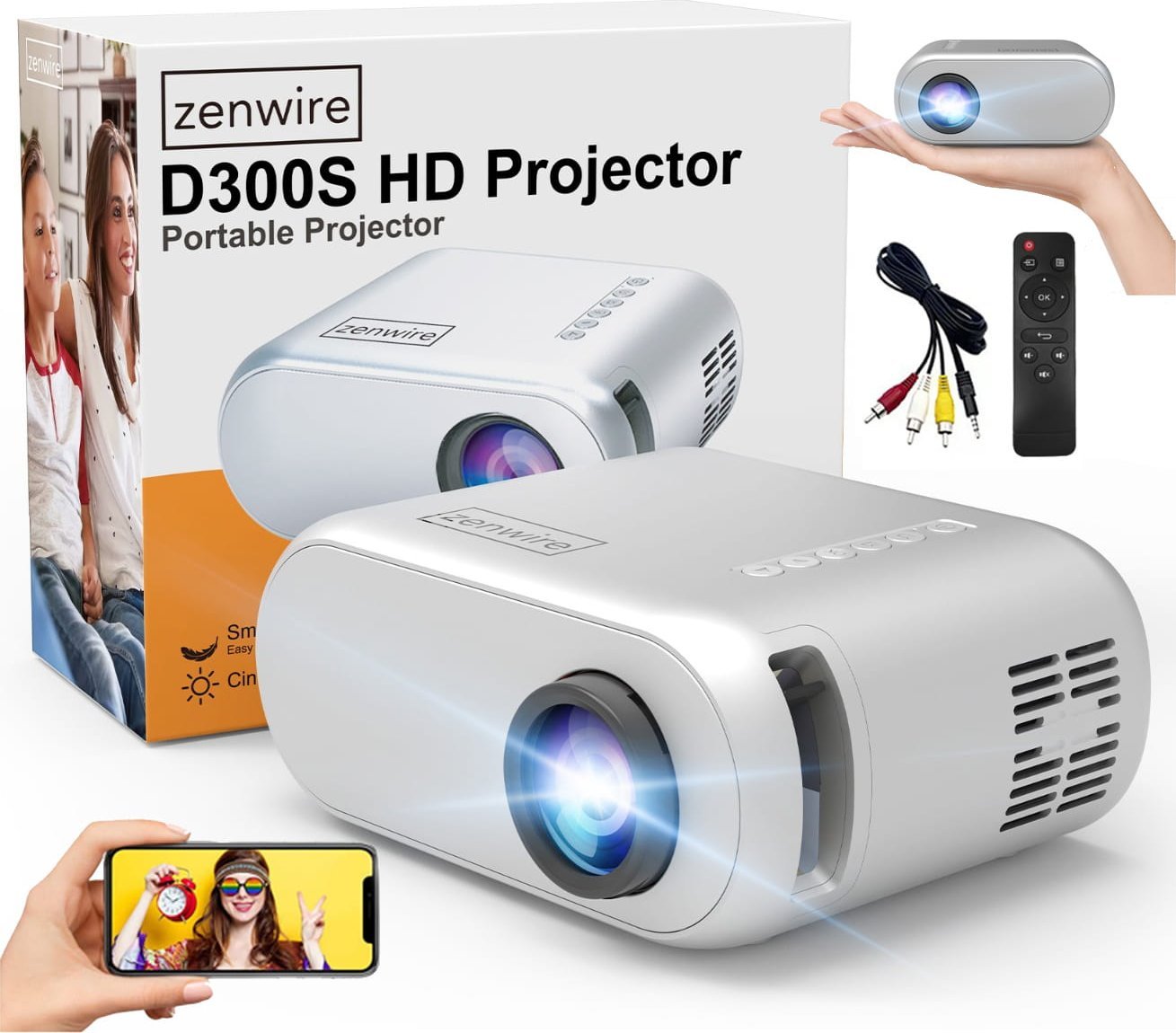 фото Міні-проектор Zenwire d300s
