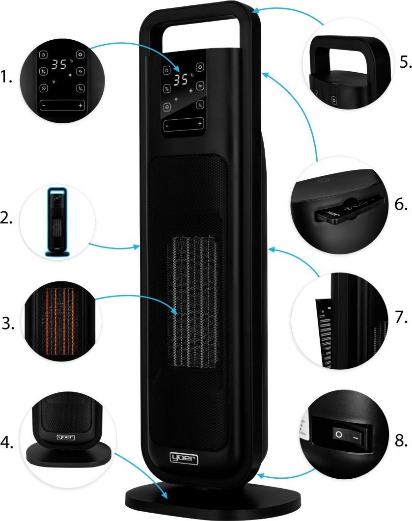 фото Обігрівач Yoer Feno FH04BK