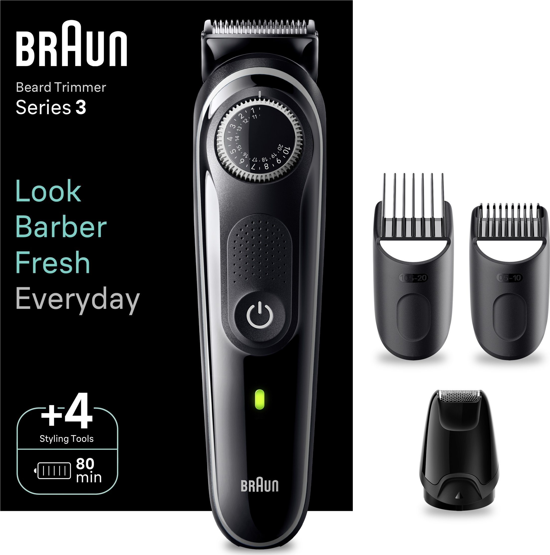 фото Тример для бороди та вусів Braun BeardTrimmer 3 BT3440