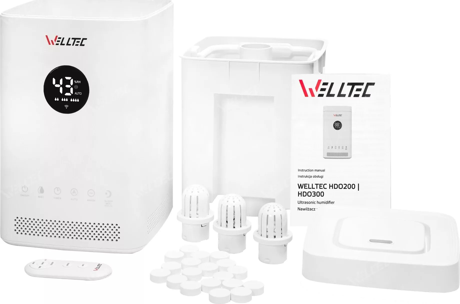 фото Зволожувач повітря Welltec HDO100