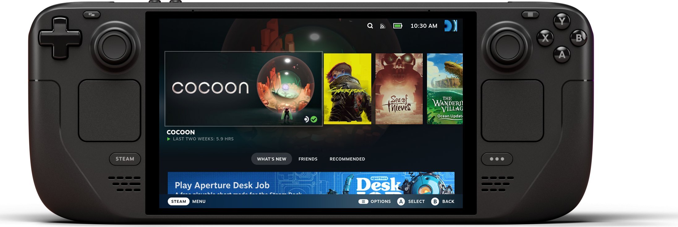 фото Портативна ігрова приставка Valve Steam Deck 512 GB