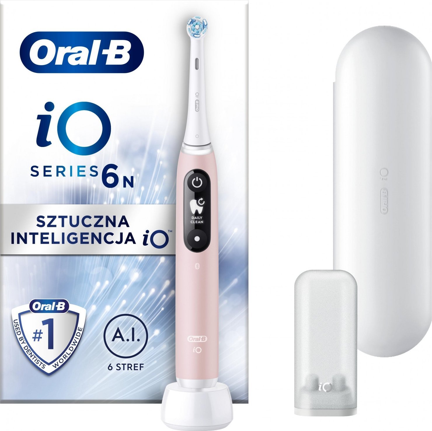 фото Електрична зубна щітка Oral-B iO Series 6N Pink