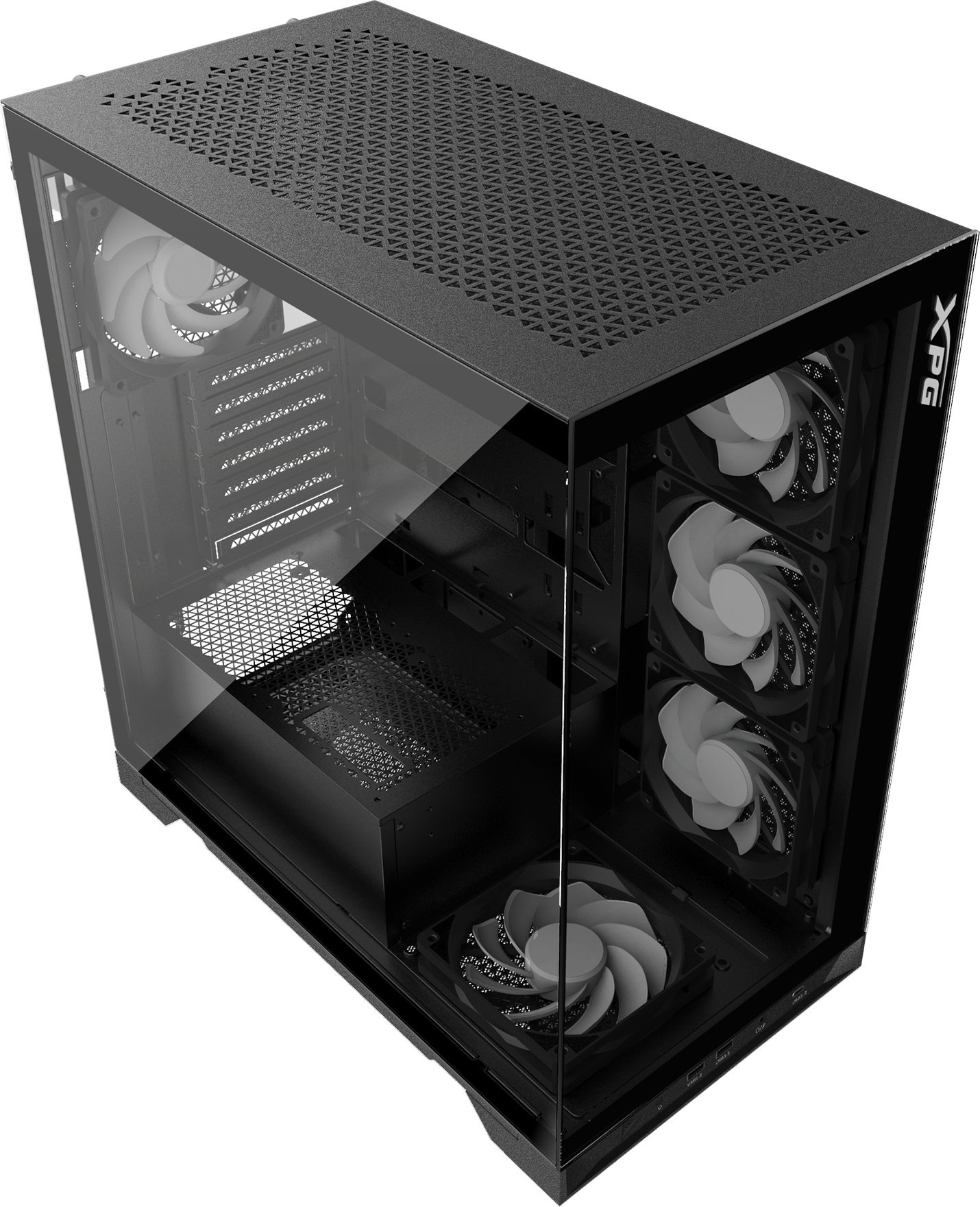фото Корпус Adata XPG Invader X RGB Black (INVADERXMT-BKCWW)