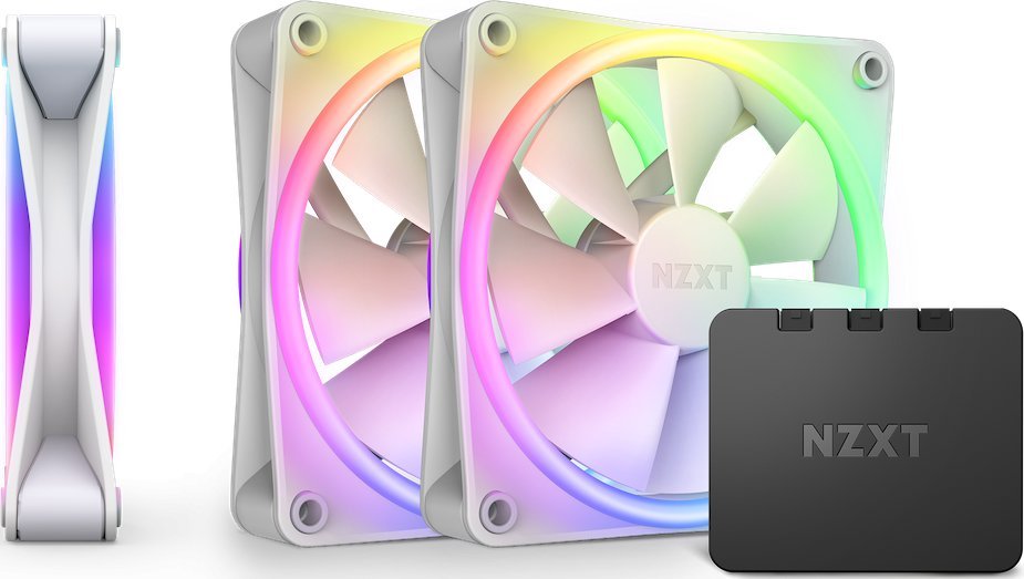 фото Вентилятор Nzxt F120 RGB DUO White 3-pack (RF-D12TF-W1)