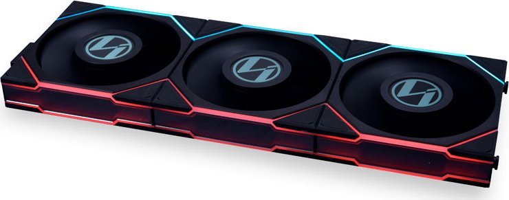 фото Вентилятор Lian Li Uni Fan TL LCD 120 Reverse Blade Black 3-pack (G99.12RTLLCD3B.00)