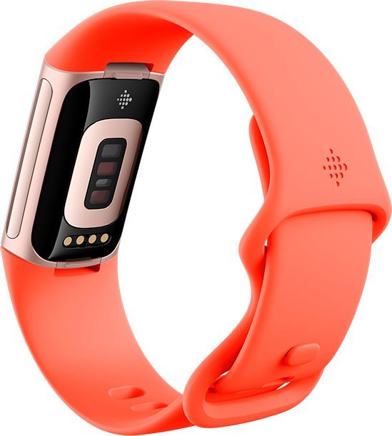 фото Фітнес-браслет Fitbit Charge 6 Coral / Champagne Gold Aluminum