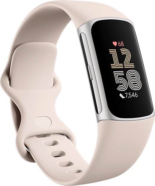 фото Фітнес-браслет Fitbit Charge 6 Porcelain / Silver Aluminum