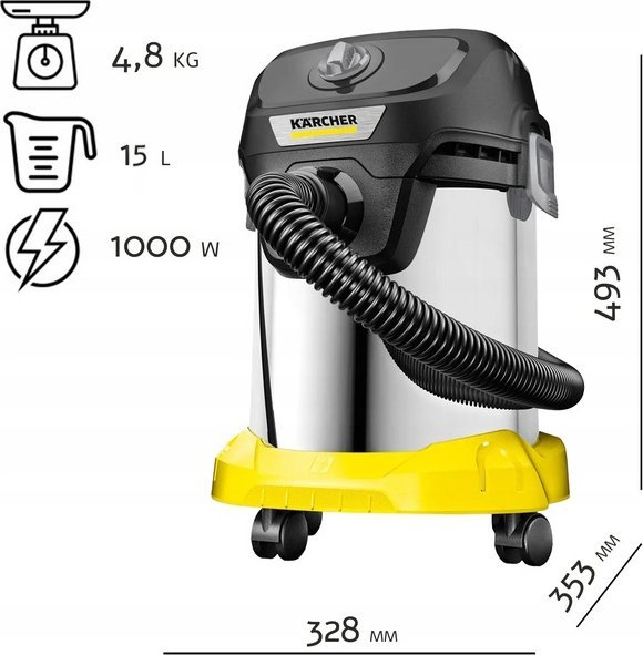 фото Професійний пилосос Karcher KWD 3 S V15420 Limited Edition (1.628-446.0)