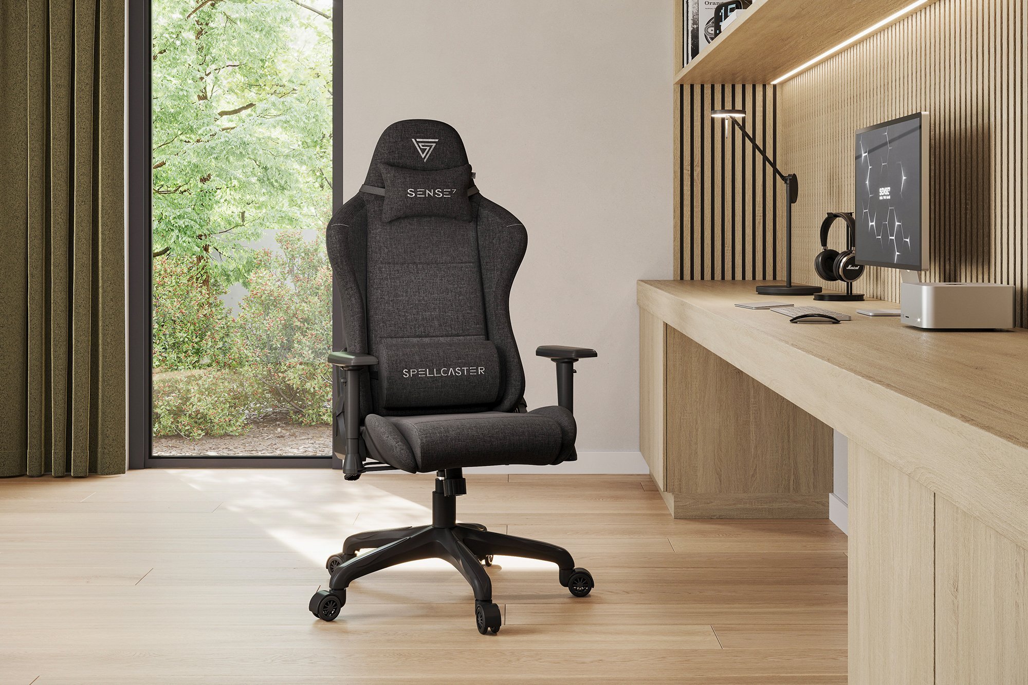 фото Комп'ютерне крісло для геймера Sense7 Spellcaster Fuku Black