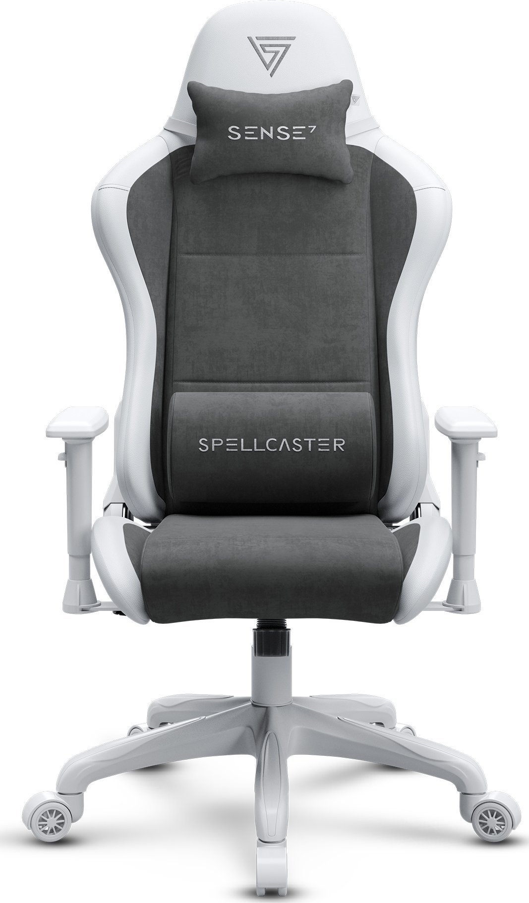 фото Комп'ютерне крісло для геймера Sense7 Spellcaster Fuku White/Gray