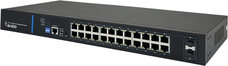 фото Комутатор керований 2 рівня Avizio AV-SM24GP2F
