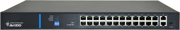 фото Комутатор некерований Avizio AV-SU24MP2G