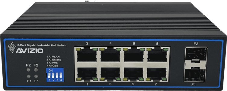 фото Комутатор некерований Avizio AV-SU8GP2FI