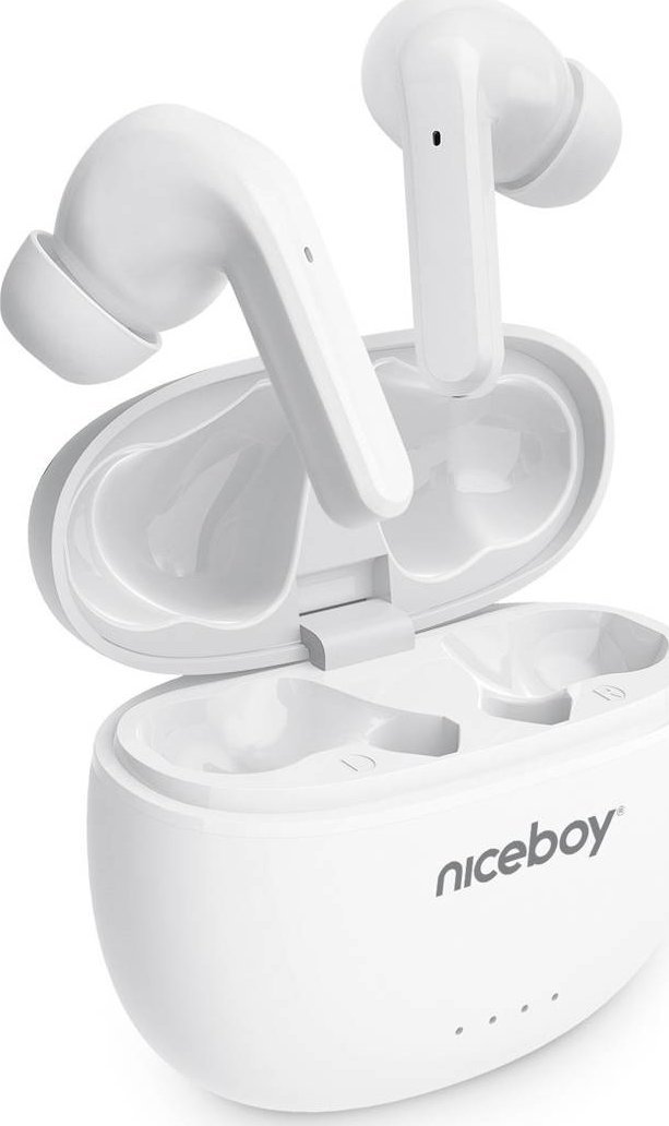 фото Навушники TWS Niceboy Hive Pins 3 White