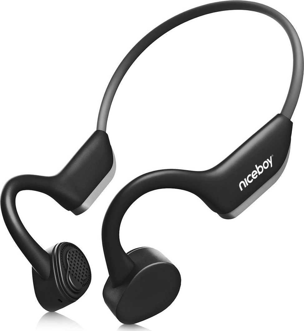 фото Навушники з мікрофоном Niceboy Hive Bones 2 Black