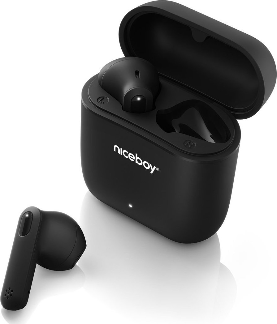 фото Навушники TWS Niceboy Hive Beans Black