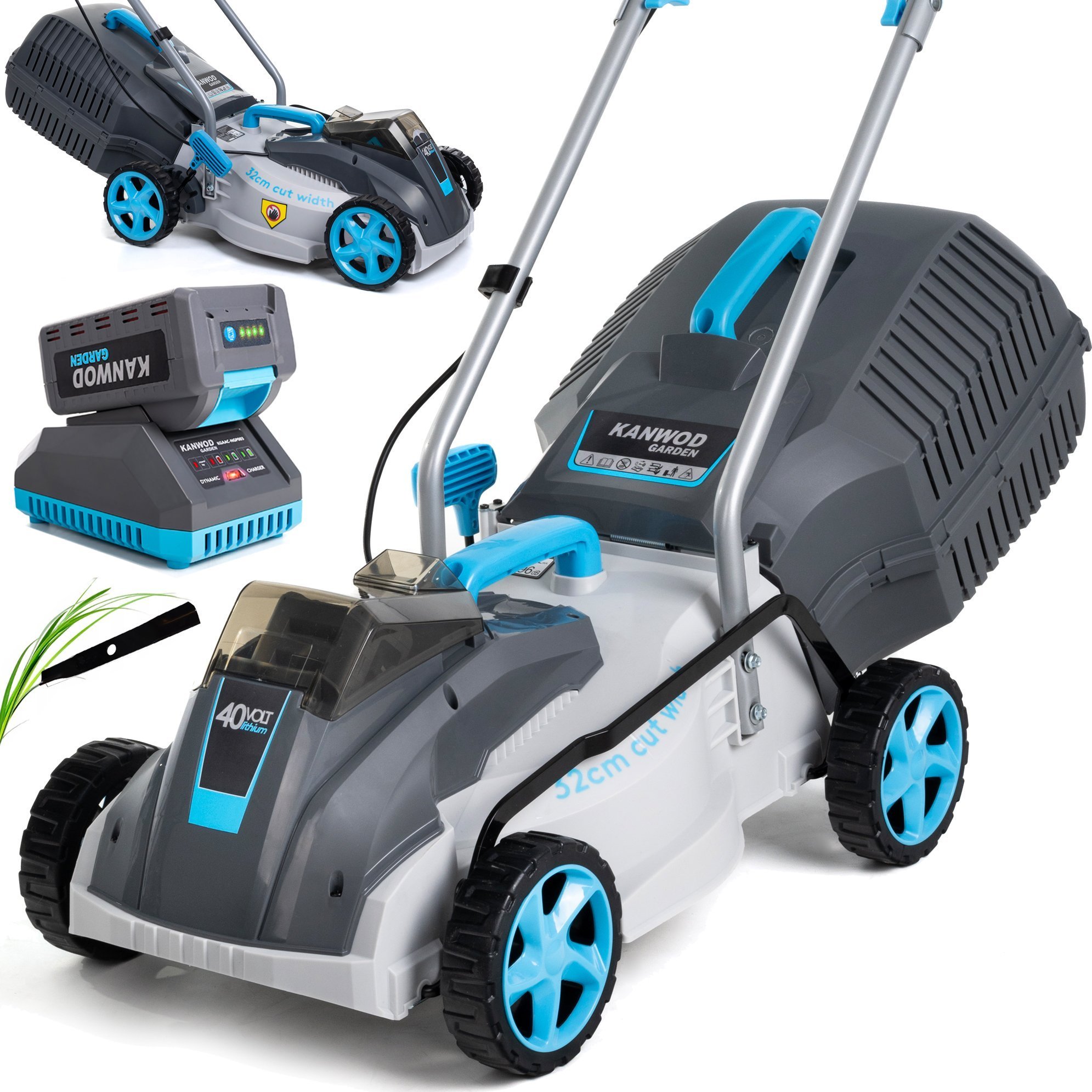 фото Газонокосарка акумуляторна Kanwod KGALM-4032