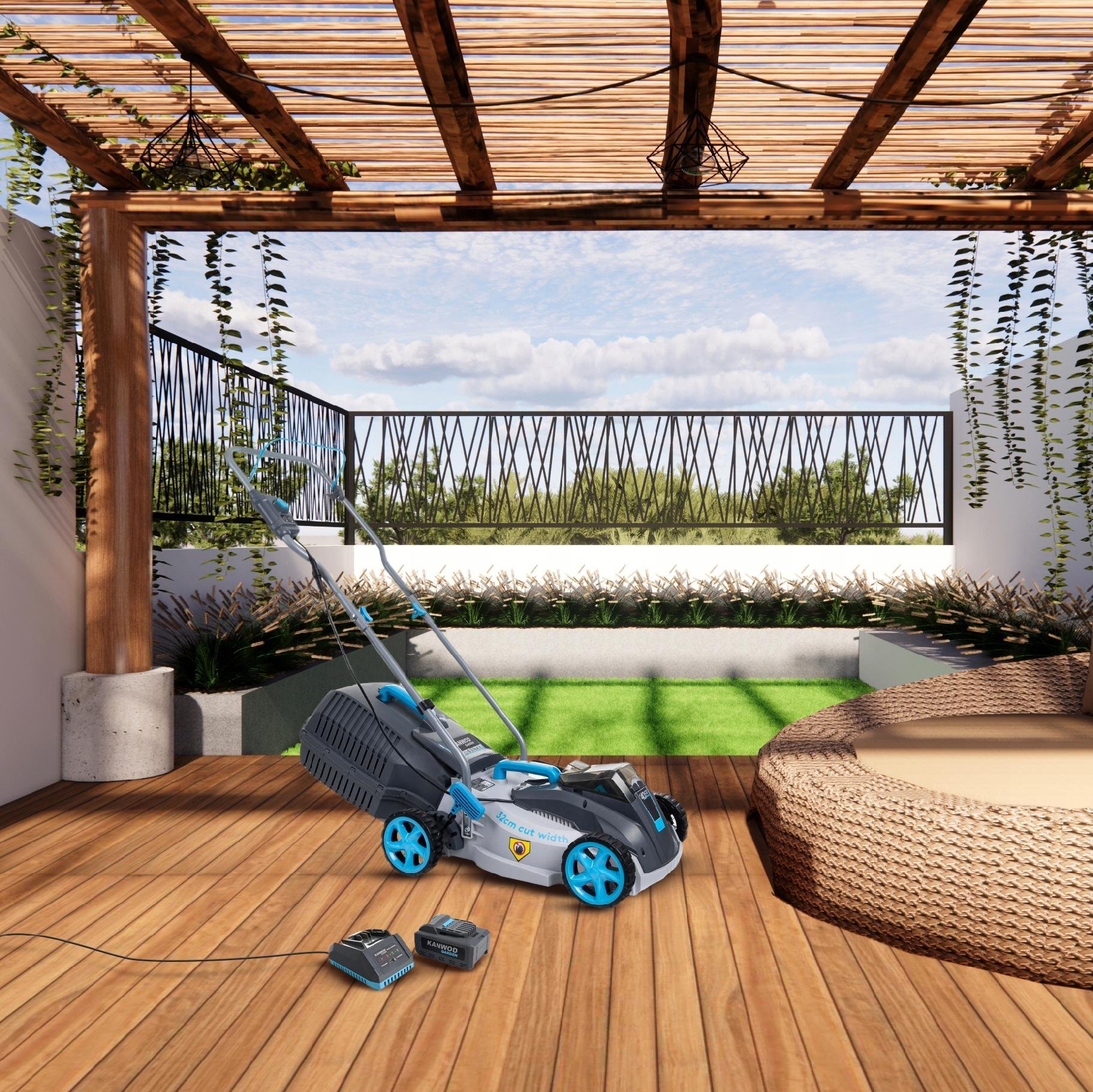 фото Газонокосарка акумуляторна Kanwod KGALM-4032