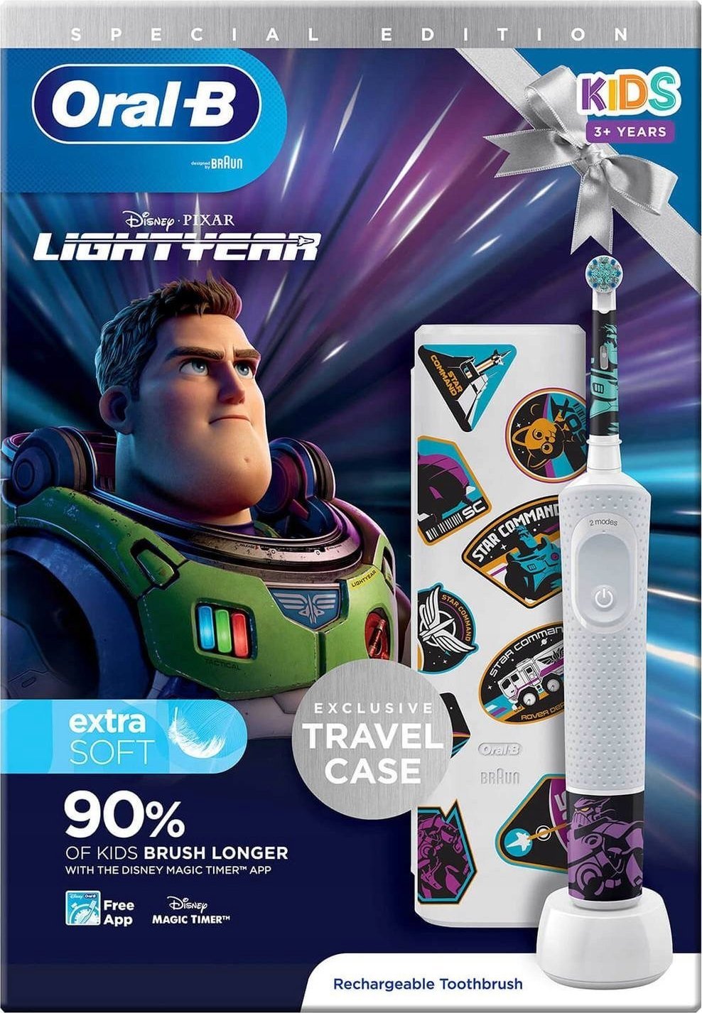 фото Електрична зубна щітка Oral-B D100 Kids Lightyear Special Edition