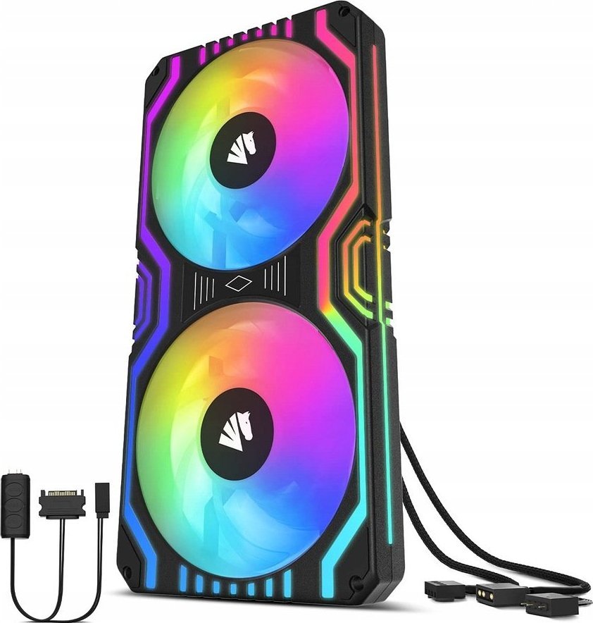 фото Вентилятор AsiaHorse Matrix 240 ARGB Black