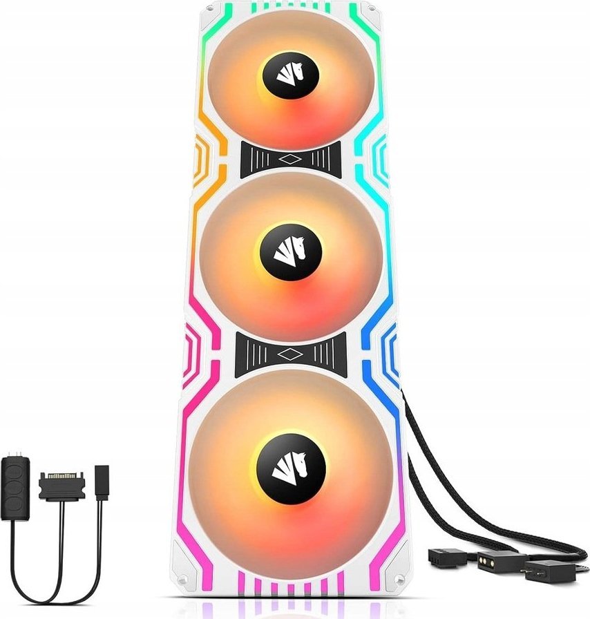 фото Вентилятор AsiaHorse Matrix 360 ARGB White