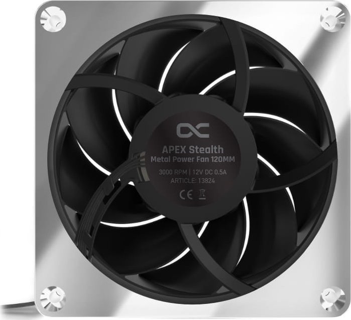 фото Вентилятор Alphacool Apex Stealth Metal Power Silver (13824)