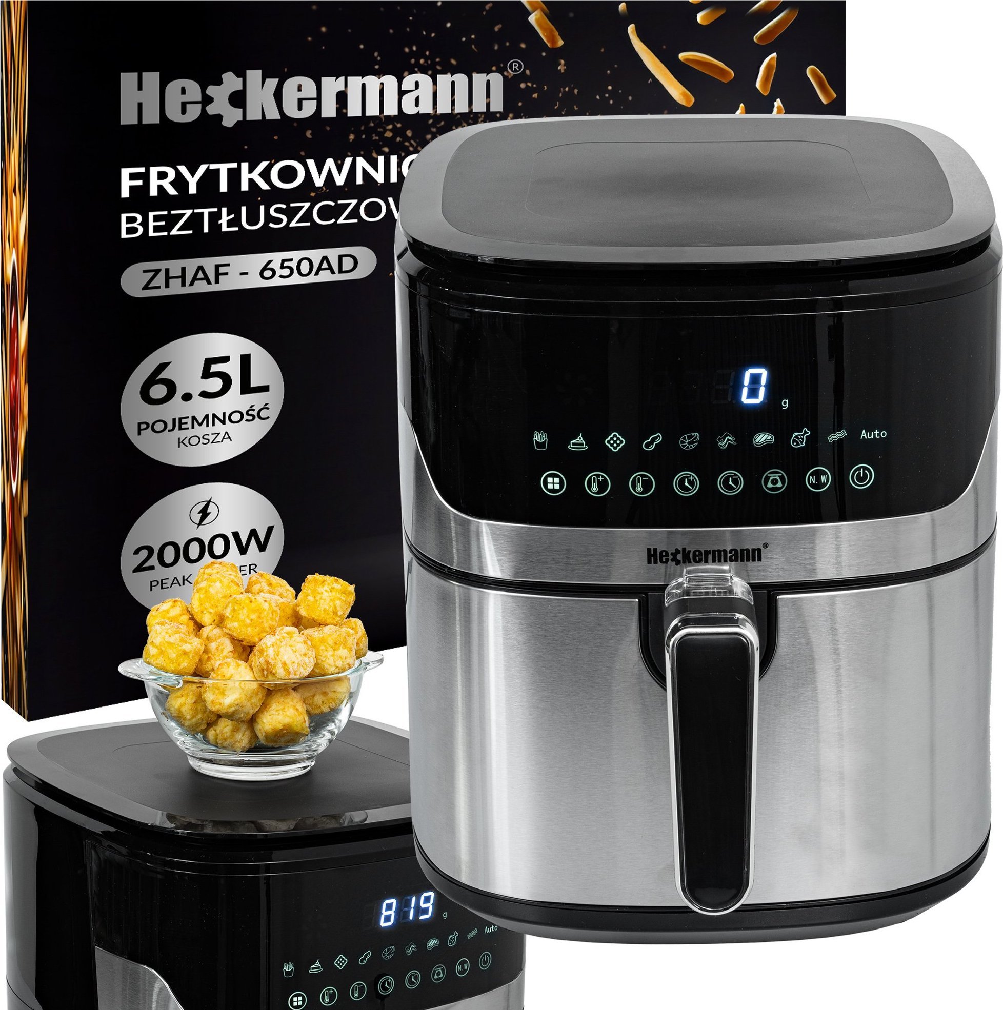 фото Аерофритюрниці Heckermann ZHAF-650AD