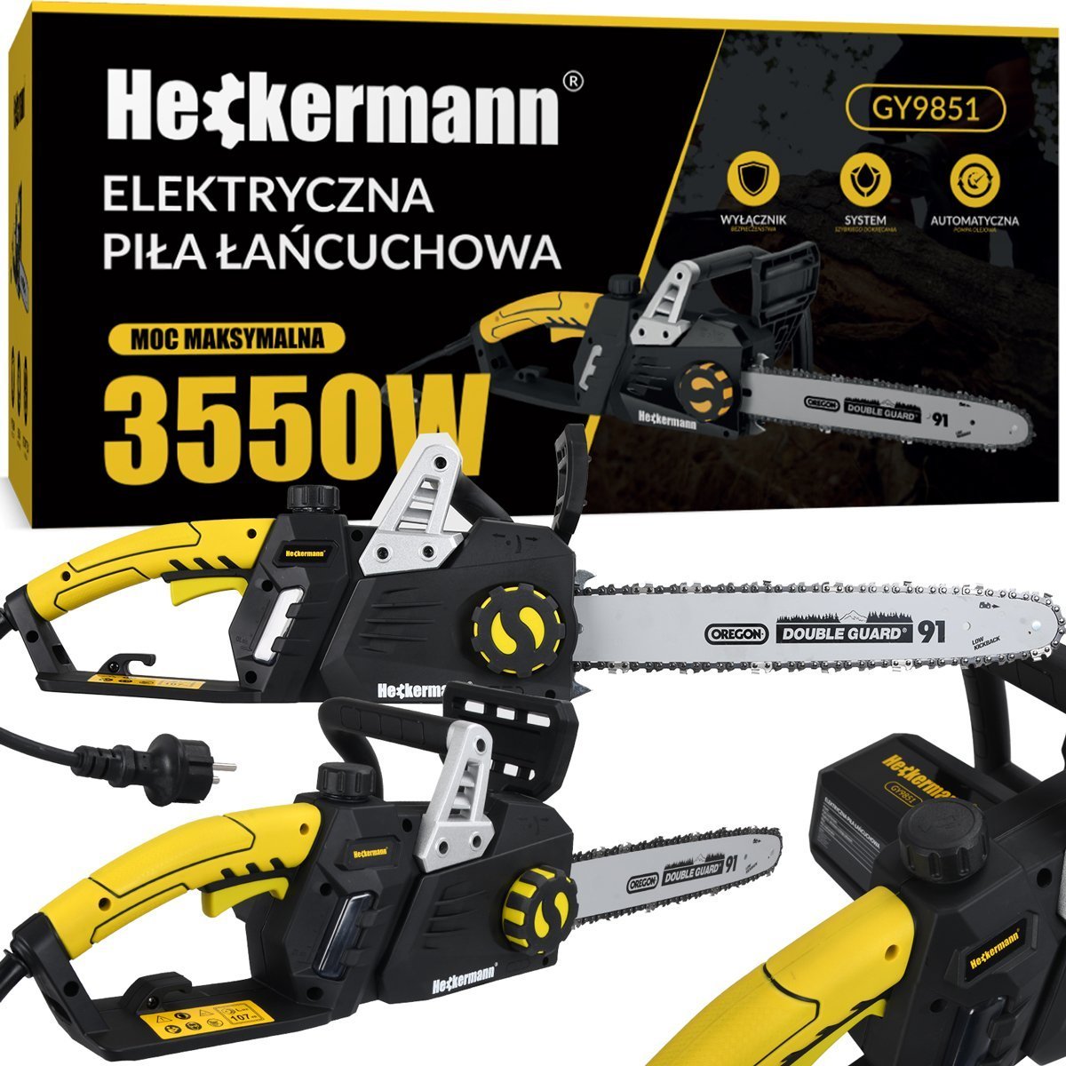 фото Електропила Heckermann GY9851