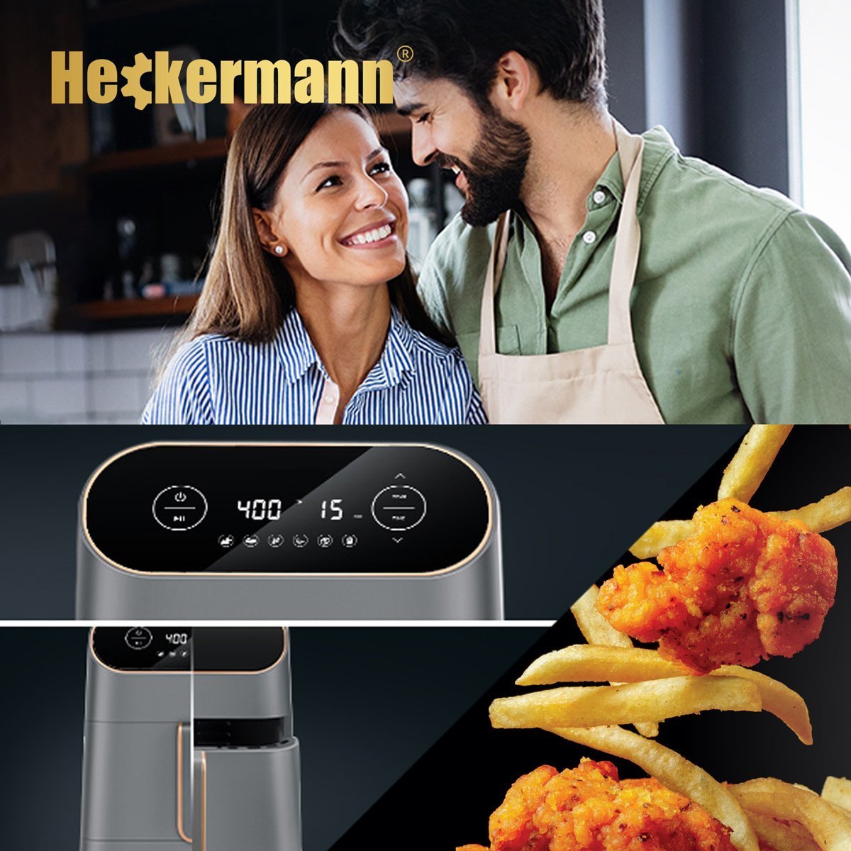 фото Мультипіч (аерофритюрниця) Heckermann AF06